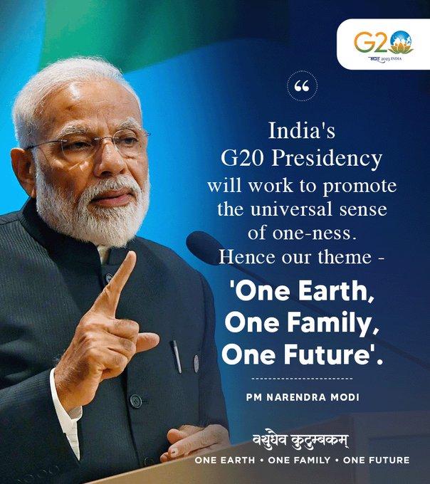 भारत के जी20 की अध्यक्षता ग्रहण करने पर एक शानदार ब्लॉग लिखा है।