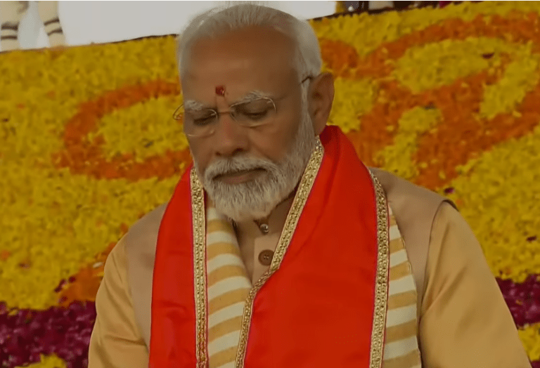 पहले राम मंदिर, अब कल्कि धाम का शिलान्यास, पीएम मोदी ने एक महीने में दो बार जीता दिल