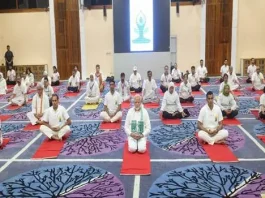 International Yoga Day, Khadi Mat,