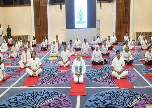 International Yoga Day, Khadi Mat,