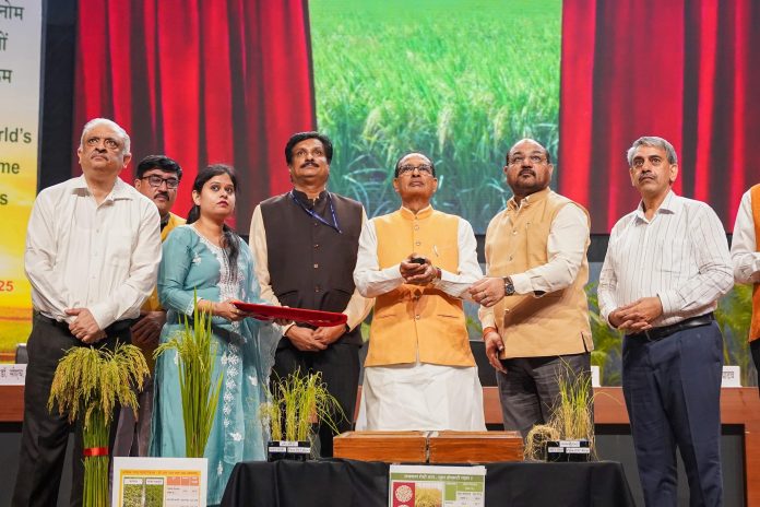 GenomeEditedRice ,#Ricevarieties, #Agriculture, #Shivrajsinghchouhan ,#ICAR,