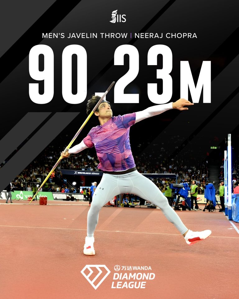 नीरज चोपड़ा ने दोहा डायमंड लीग में रचा इतिहास, 90.23 मीटर भाला फेंक कर जीता सबका दिल