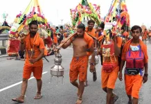 श्रावण मास की कांवड़ यात्रा आज से प्रारंभ, हरिद्वार में उमड़ा शिवभक्तों का सैलाब