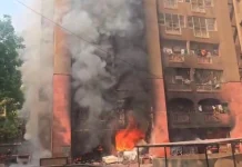 दिल्ली में ब्रह्मपुत्र अपार्टमेंट्स में भीषण आग, सांसदों की आवासीय बिल्डिंग में मचा हड़कंप