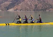 टिहरी झील में आज से शुरू हुआ अंतरराष्ट्रीय वाटर स्पोर्ट्स महाकुंभ, 22 देशों के 300 खिलाड़ी कर रहे भाग