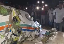 दिल्ली जा रहा एयर एंबुलेंस विमान क्रैश, सात लोगों की मौत से कई परिवार उजड़े