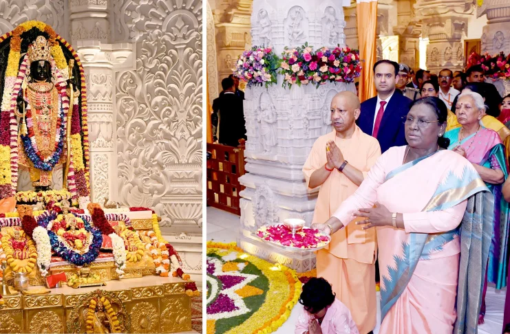 हिंदू नववर्ष पर राष्ट्रपति द्रौपदी मुर्मू पहुंचीं अयोध्या, श्रीराम नगरी में किया विशेष दर्शन-पूजन हिंदू नववर्ष के इस खास मौके पर राष्ट्रपति द्रौपदी मुर्मू का अयोध्या दौरा देश की आस्था और संस्कृति के प्रति सम्मान का प्रतीक है।