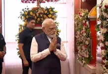 देहरादून में प्रधानमंत्री नरेंद्र मोदीने मां डाट काली के दर्शन कर किया एक्सप्रेस-वे का लोकार्पण