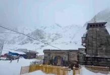 उत्तराखंड में मौसम का कहर, तूफान-ओलावृष्टि का ऑरेंज अलर्ट, केदारनाथ में जारी बर्फबारी