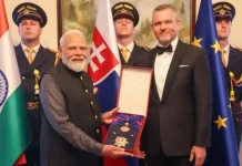पीएम मोदी को स्लोवाकिया का सर्वोच्च नागरिक सम्मान, ‘ऑर्डर ऑफ द व्हाइट डबल क्रॉस’ पाने वाले पहले भारतीय बने
